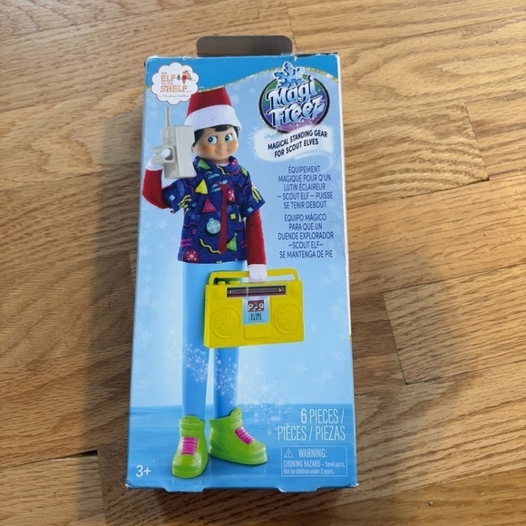 Elf on the Shelf Magic Freeze 80s 90s Boom Box Outfit Stand Up Equipment - Picture 2 of 4